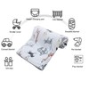 LAT Baby Blanket, Children's Blanket with Minky, Cuddly Blanket, Baby
