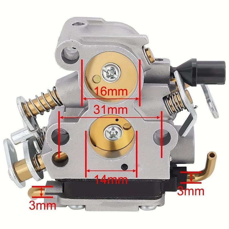 1set Carburetor Kit Compatible with Husqvarna & Jonsered Chainsaws, Models