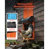 VEVOR Automatic Chicken Coop Door, Battery Powered Chicken Coop Door