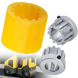 Flexible Coupler Sleeve Kit Compatible with Wacker Neuson RD880 RD11 RD12-90 RD16-100 Rollers, Replaces 5000078795 0078795 5000178336