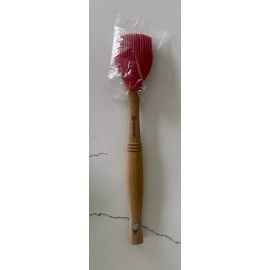 Le Creuset "Cerise" Revolution Basting Brush LE CREUSET Wooden Silicone Utensil NWT Cherry
