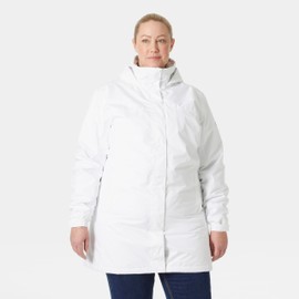 Helly Hansen Women's Aden Insulated Waterproof Windproof Breathable Coat Jacket, 001 White, Medium