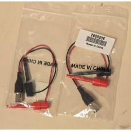 Unbranded 2pcs BNC Male Plug to Dual Connector Hook Clip Oscilloscope Test Probe Cable
