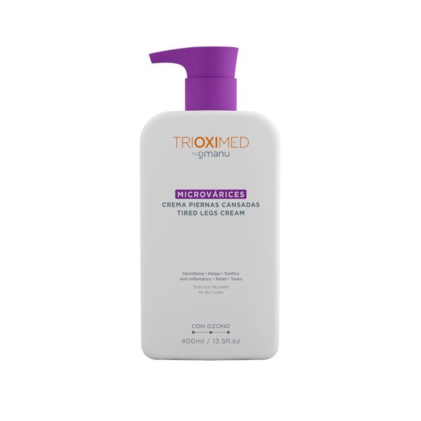TRIOXIMED Crema Para Piernas con Microvrices, Cansadas y con Dolor