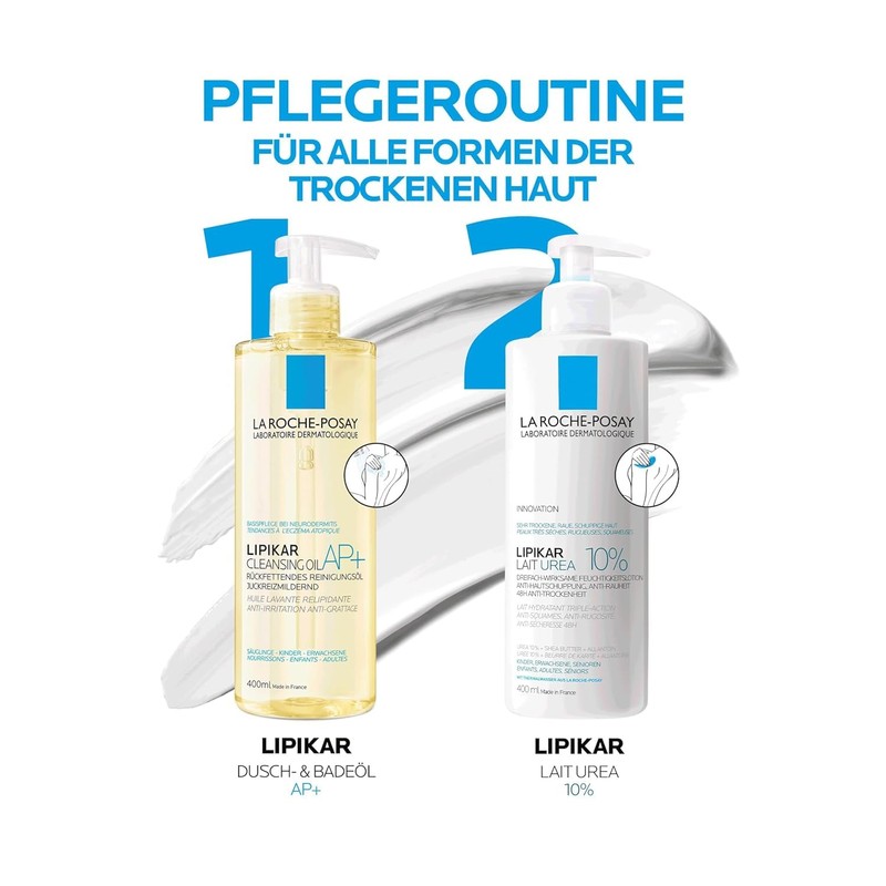La Roche Posay Lipikar Lait Urea 10%, Moisturising Body Lotion