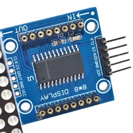 Youmile 8x32 Dot Matrix Single Green Light MCU Control LED Display Module for Arduino/MCU/51/AVR/STM32/Raspberry Pi