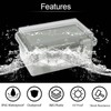 LMioEtool ABS Plastic Dustproof Waterproof IP65 Junction Box Hinged Shell