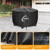 Kipiea Fire Table Covers, Waterproof Round Fire Pit Cover, Heavy