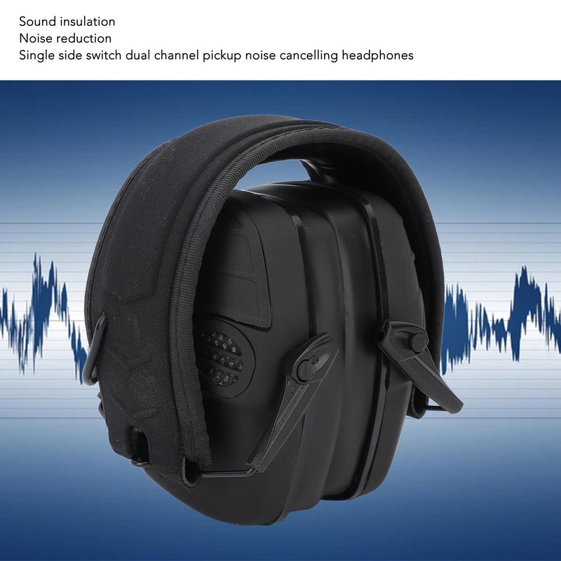 Electronic Shooting Earmuffs ABS Hearing Protective Noise Reduction Headphone for