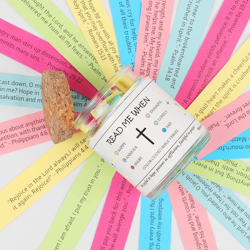 TaoQ C Bible Verse Jar, Read Me When Bible Verses