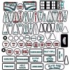 TERMINATOR 2 Pinball Machine Insert Decals