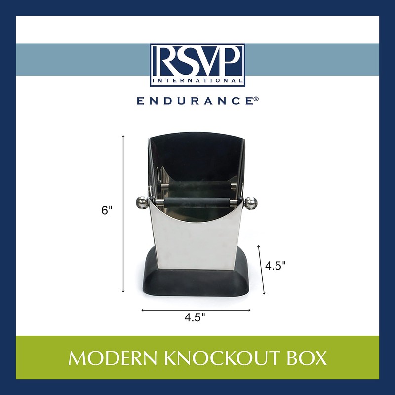 RSVP International Espresso Coffee Kitchen Tool Home and Commercial Use,