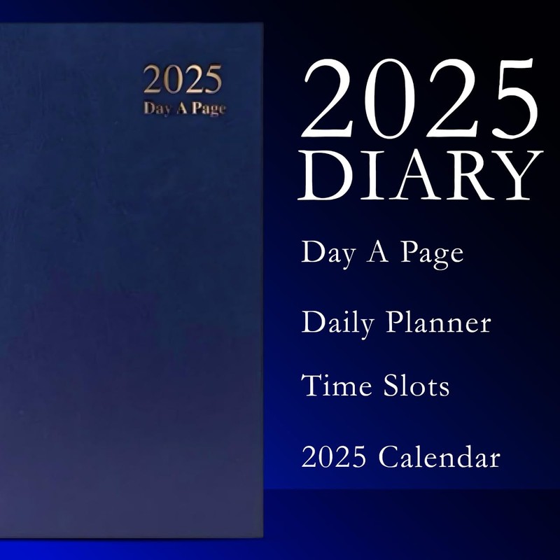 ZYBUX - 2025 Appointment Diary A4 Day A Page with