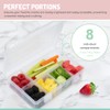 melii melii 8 Compartment Snackle Box C Adjustable, Divided Snack