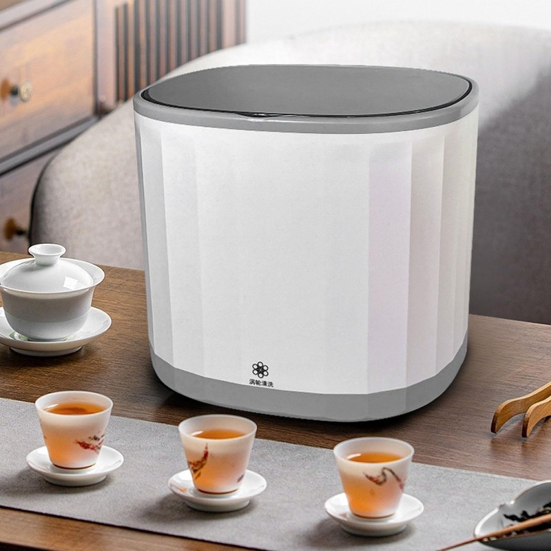 Mini Dishwasher, Compact Countertop Dishwasher with 4L Built in Water,