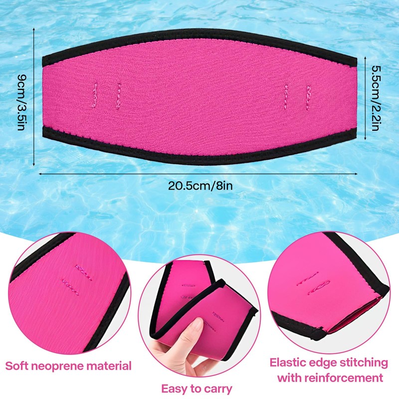 3pcs Diving Mask Strap, Neoprene Mask Strap, Diving Goggles, Diving