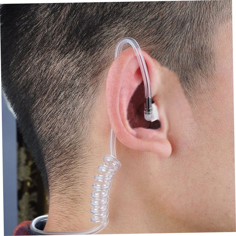 COHEALI 10Pcs Replacement Mushroom Earbud Tips for Coil Tube Earpieces