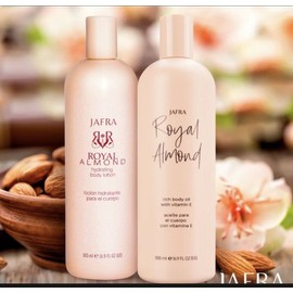 JAFRA Set Jafra Royal Almond Body Oil / hidrating body lotion 16.9oz/500ml