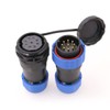 ZBLZGP SD28 9 Pin Bulkhead Connector Male Female Docking 10A