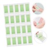FOMIYES Double Side Hair Removal Paper Strips 20pcs Leg Hand