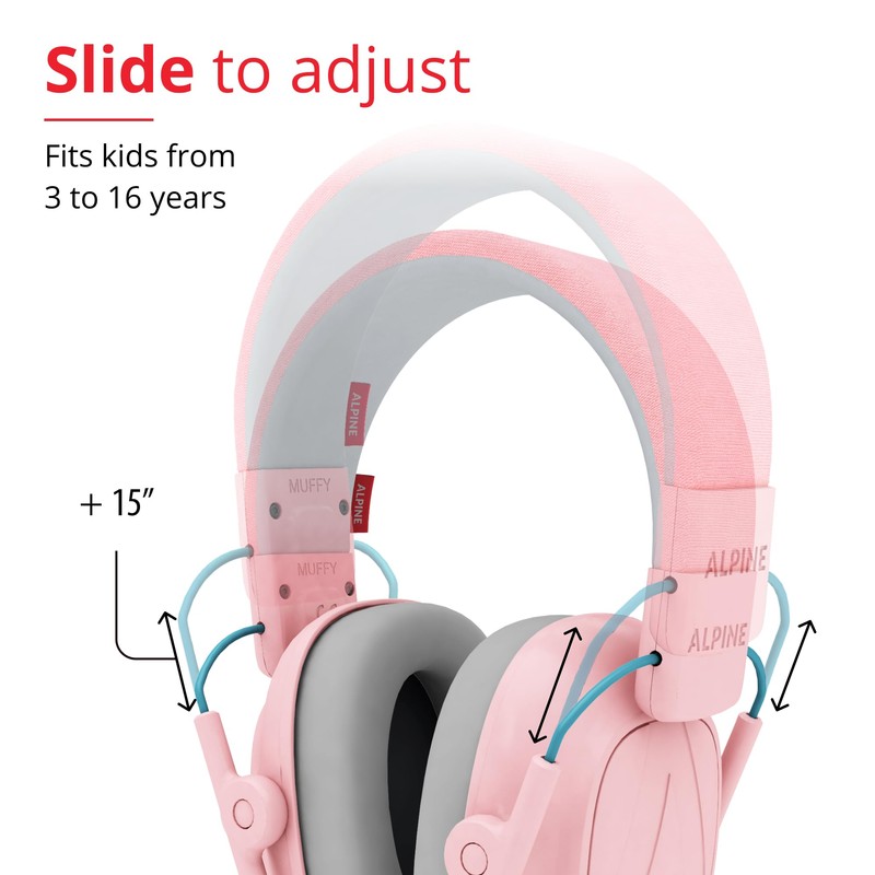 ALPINE HEARING PROTECTION Earmuffs for Kids Protection from Dangerous Sounds