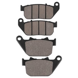 Yerbay Brake Pads Front/Rear Kit for Harley Davidson XL 883 Iron 2009-2014
