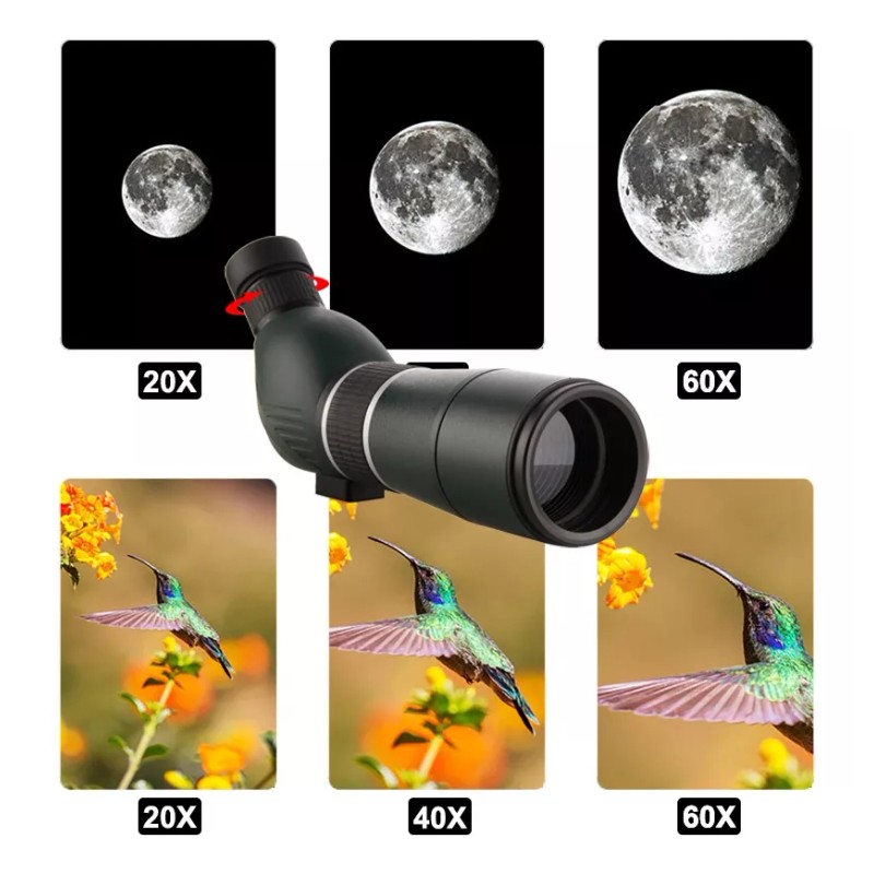 Carson Telescopios Y Monocular Hd 20-60*60 Zoom Continuo Infinito