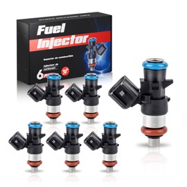ENA 4 Holes Fuel Injectors Compatible with Jeep Cherokee 3.2L 6 Cylinder 2014 2015 2016 2017 Replacement for FJ1267 4627794AA 0280158313 Set of 6