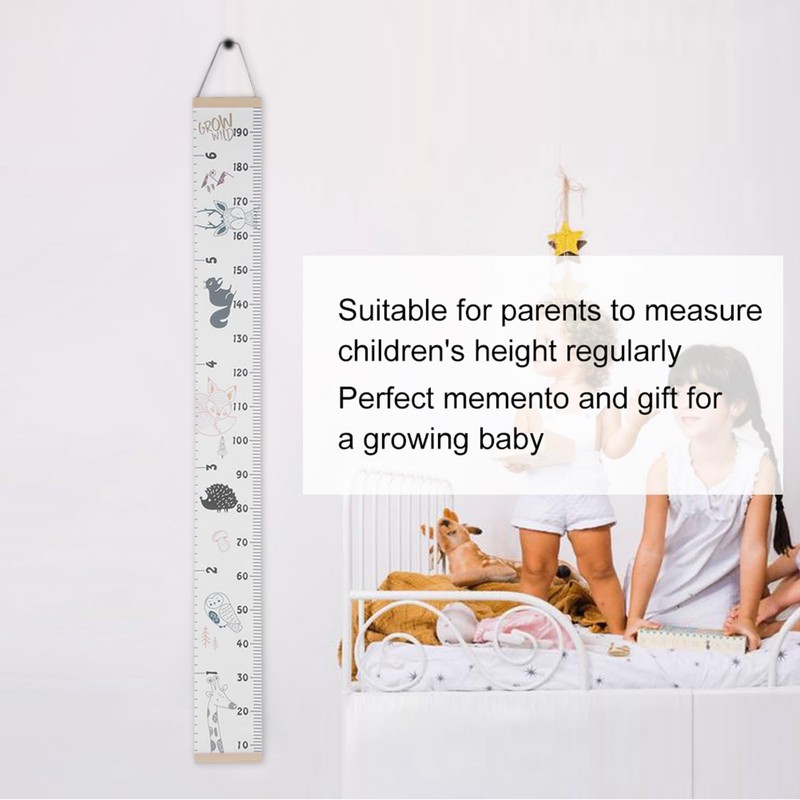 Growth Chart, Wall Sticker Height Measurement Sticker Height Chart Cute