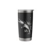 Pike Fishing Predatory Fish Splash Art Stainless Steel Insulated Tumbler