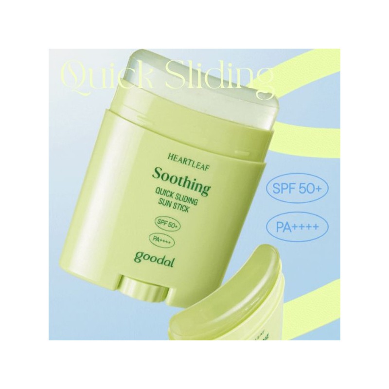 GOODAL Heartleaf Soothing Quick Sliding Sun Stick SPF50+ PA++++ 22g
