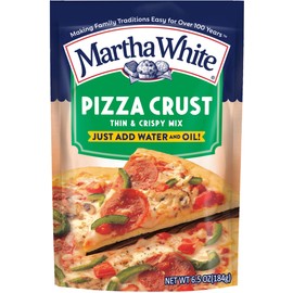 Martha White Pizza Crust Mix, 6.5 Ounce (Pack of 12)