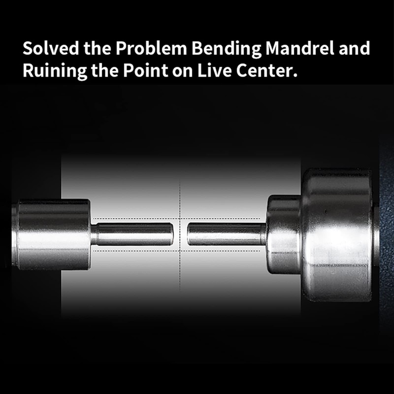 Woodworking Turn Between Centers Mandrel System #2MT，Turning Tools Pen Mandrel