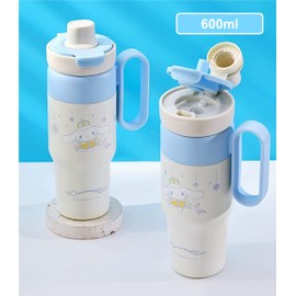 Many Rainbows Cinnamoroll Stainless Steel Insulated Tumbler with Lid & Tea Filter 600ml