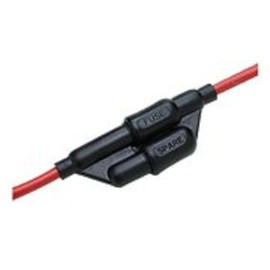 Seachoice in-Line Fuse Holder with Spare Fuse Compartment, Waterproof, 30 Amp