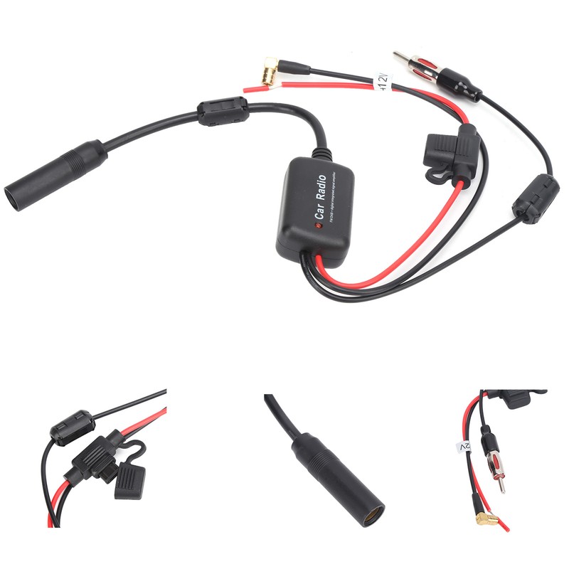 DAB Signal Amplifier Car Stereo Antenna FM/AM Radio AMP DC