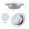 2 Pcs Sink Strainer for Most Kitchen Sink Drain Basket,
