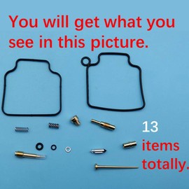 Tuzliufi Carb Carburetor Rebuild Repair Kit for Honda CMX250C CMX 250 C 250C Rebel 1985-1993 1994 1995 1996 1997 1998 1999 2000 2001 2002 2003 2004 2005 2006 2007 2008 2009 2010 2011 2012 New Z260