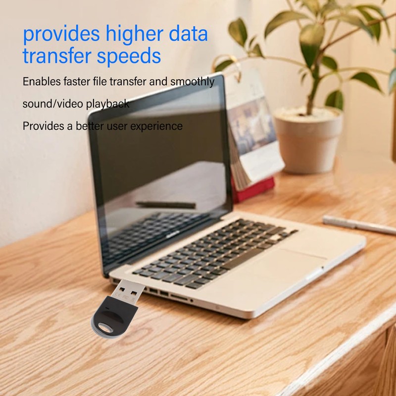 USB Bluetooth 5.3 Adapter for PC Dual Mode Fast Transmission