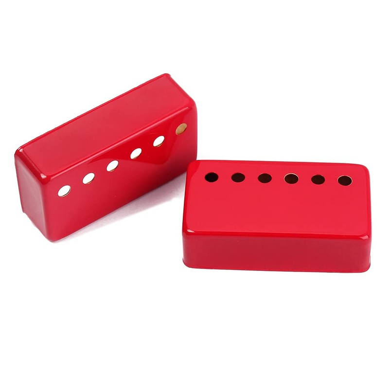 Alnicov Set of 2 Humbucker Guitar Pickup Covers Brass Pickup