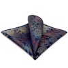 S&W SHLAX&WING Mens Paisley Pocket Squares XL Large for Wedding