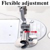 4Pcs Sewing Machine Accessories Rolled Hem Presser Foot Adjustable Rolled