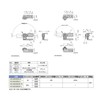 Sugatsune Industries (170043819) HG-MA95A-L Stopper Hinge HGMA95AL