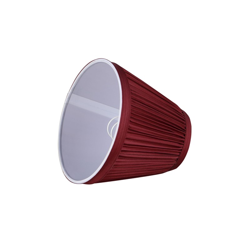 Aspen Creative 33124-2 Small Pleated Empire Shape Chandelier Clip-On Lamp