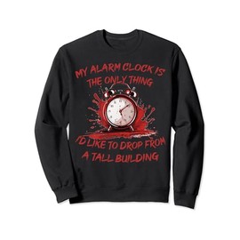 I want to drop my Alarm Clock Costume for Boys and Girls Sweatshirt