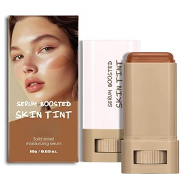 Beauty Balm Serum Boosted Skin Tint – Hydrating Tinted Moisturizer, Lightweight Solid Tinted Foundation Stick for Flawless, Sheer to Medium Coverage, Radiant & Dewy Finish, All-Day Wear (3 # , 1) - Color: 3#, Size: 1 Count (Pack of 1)