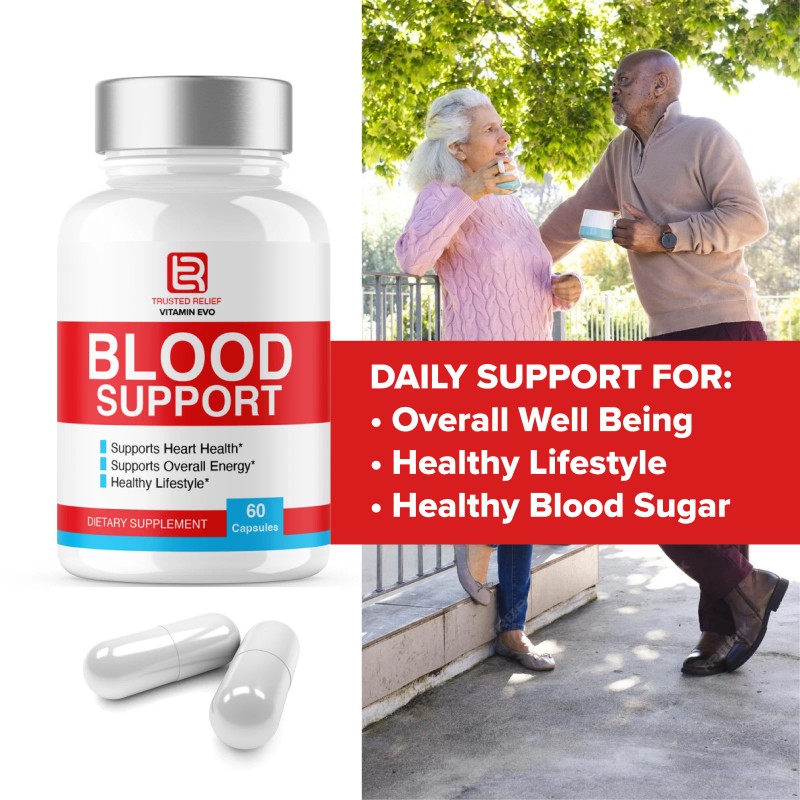 Trusted Relief Blood Support Capsules Blood Health Pills (60 Capsules)