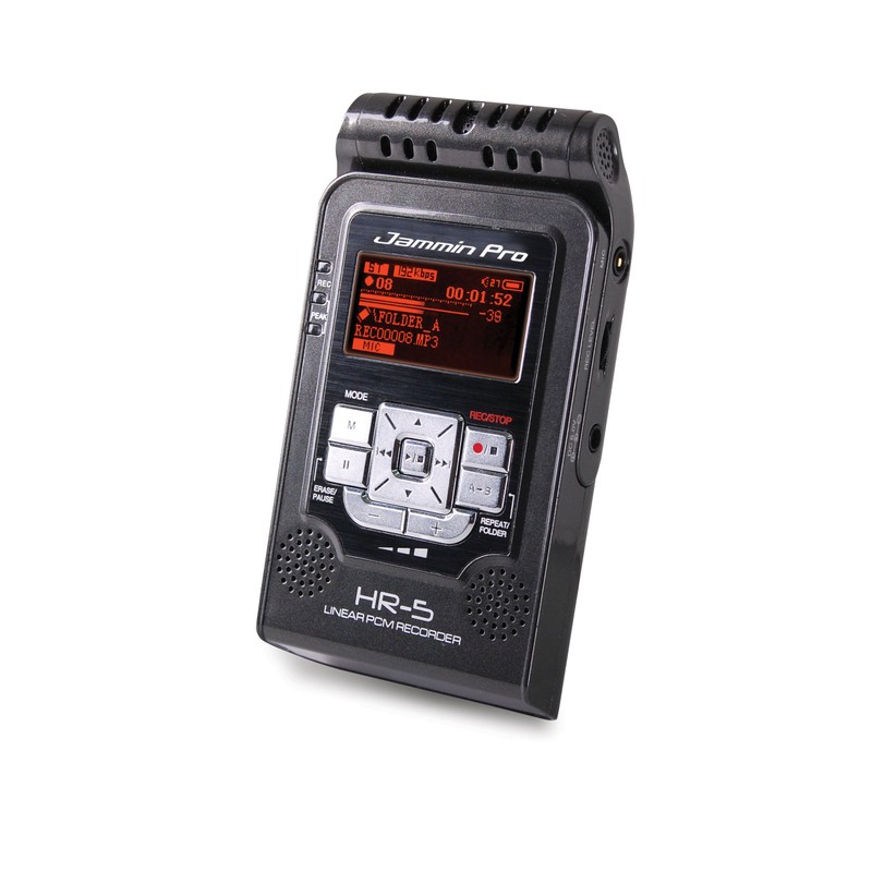 Jammin Pro HR5BLACK Studio Flash Recorder, Black