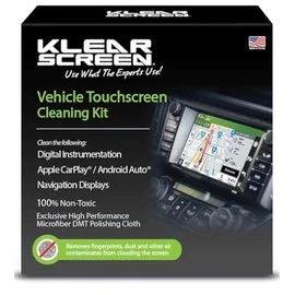 Klear Screen Premium Navigation Screen Cleaner 2oz Spray Bottle Great for Large Nav Screens in Cars 2 Bonus Cloths Included Made in The USA