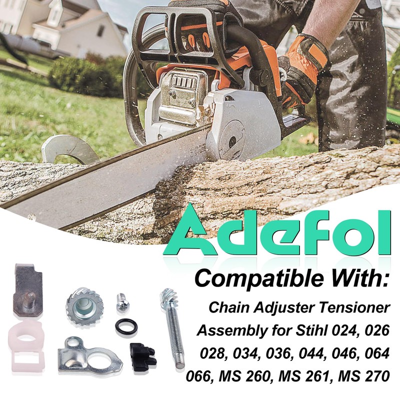 Adefol Chain Adjuster Tensioner Screw Kit for Stihl 024 026